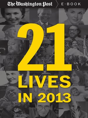 cover image of 21 Lives in 2013
